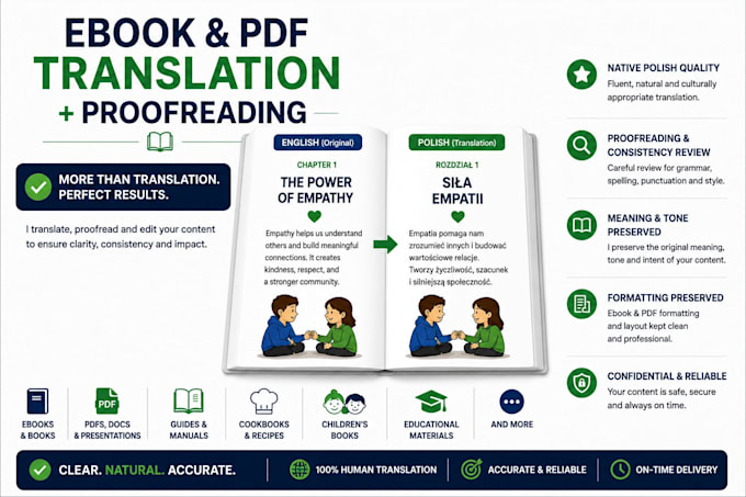 translate english to polish ebooks and pdfs