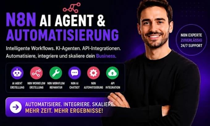 build n8n automation, fix n8n workflow error, whatsapp chatbot, n8n ai agent