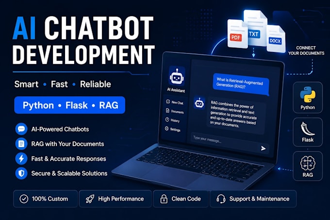 build an ai chatbot using python, flask and rag