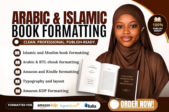 write or format islamic arabic muslim book content ebook formatting for amazon