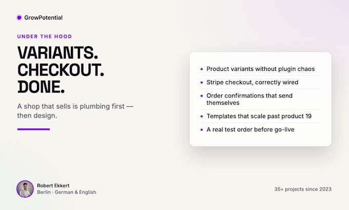 build a webflow shop with stripe checkout and automated orders