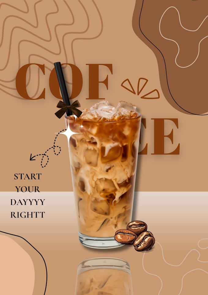 design a mordern aesthetic poster in canva
