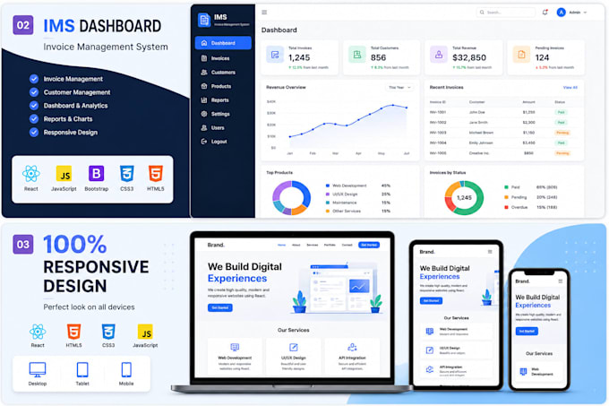 build a responsive react website