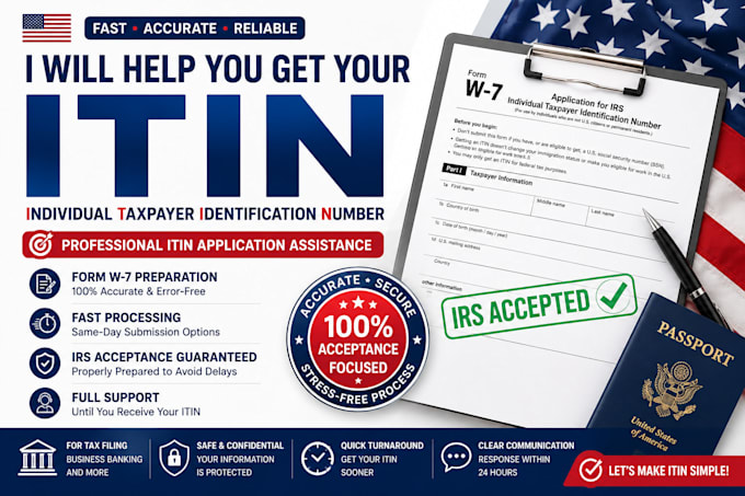 apply your itin individual taxpayer identification number as an irs caa