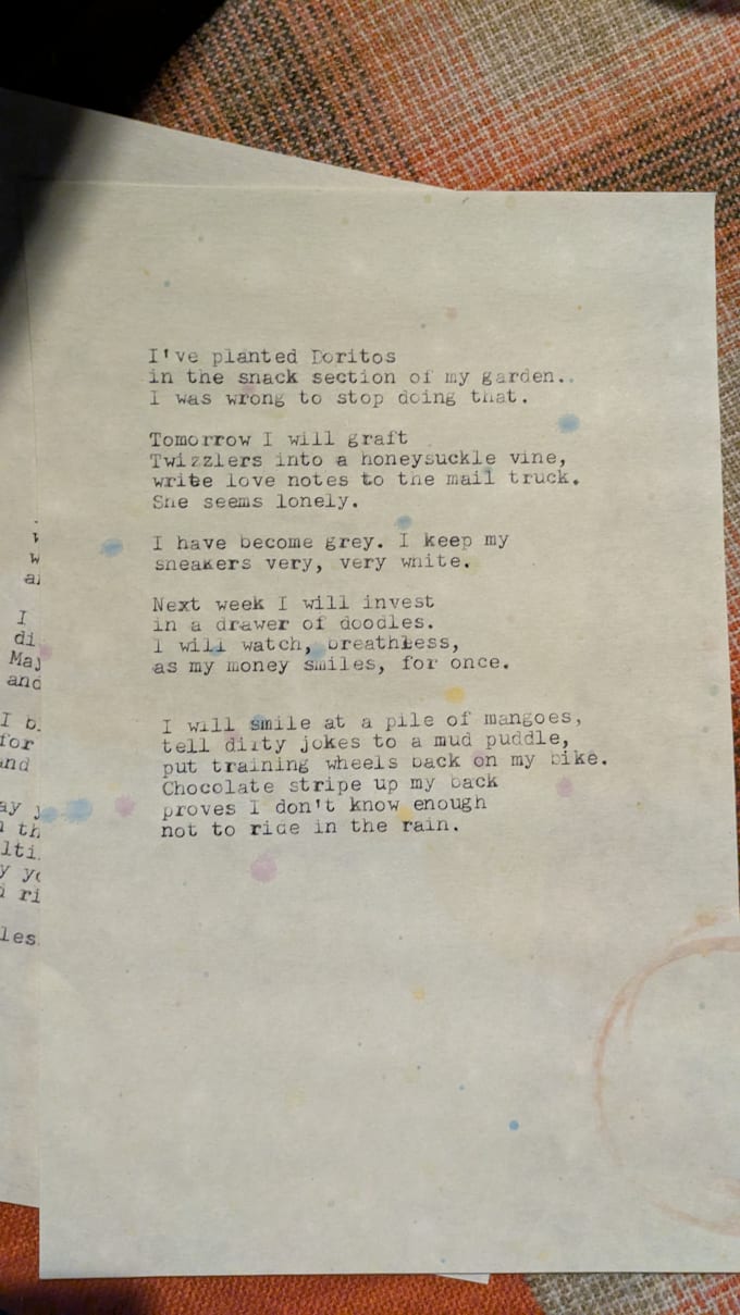 write a poem for you