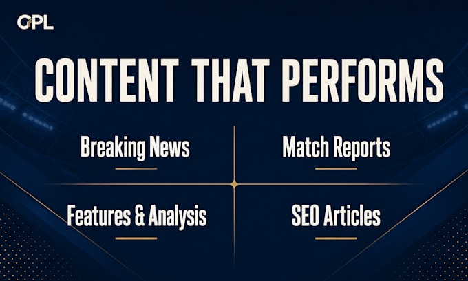 write engaging sports articles and news content