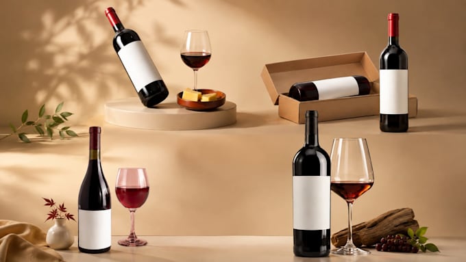 design custom wine labels and premium beverage bottle packaging