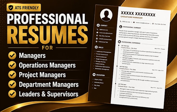 write a targeted resume for managers