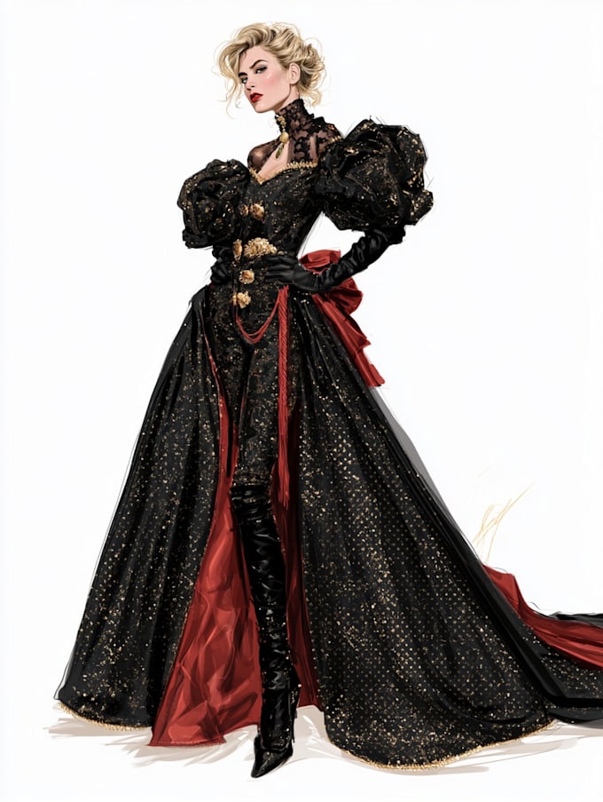 illustrate custom pattern fashion fabric designs