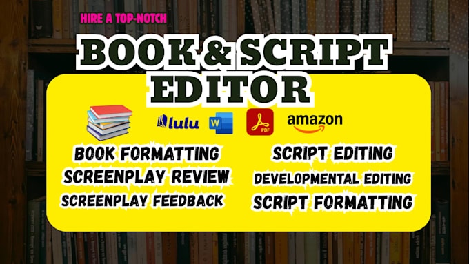 do script and manuscript editing formatting screenplay reviews script editing