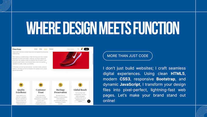 create responsive front end websites