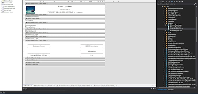 create or fix crystal reports with sql server