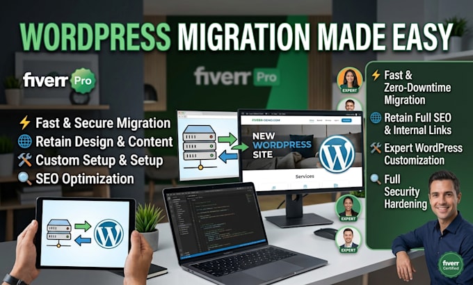 convert copy or transfer wix, webflow, squirespace, weebly to wordpress website