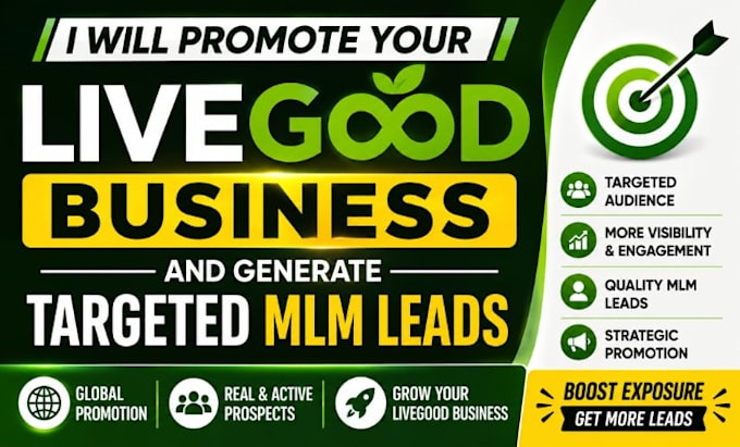 promote your livegood business and generate targeted mlm leads