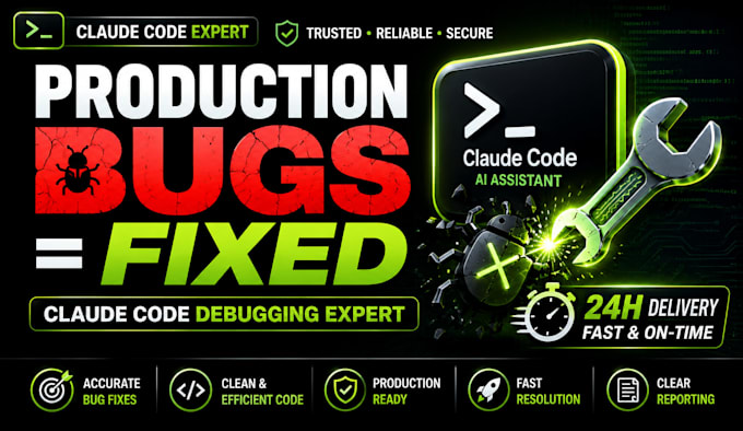 be your claude code debugging expert to fix production bugs error resolution
