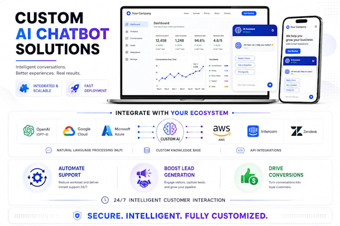 build a custom ai chatbot for your website