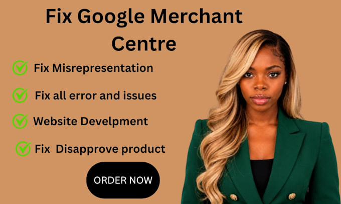 fix google merchant center suspension and misrepresentation issues