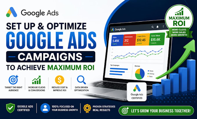 expert google ads manager, PPC campaign setup and management