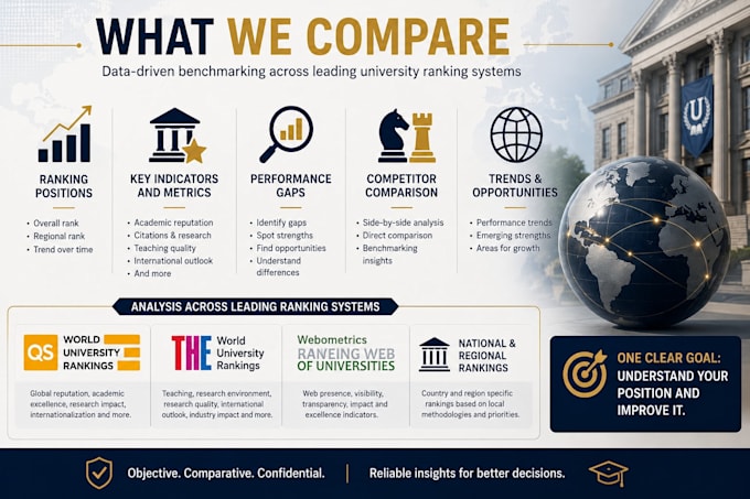 benchmark your university against ranking competitors