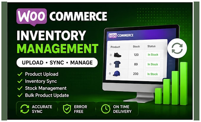sync woocommerce products inventory stock and prices