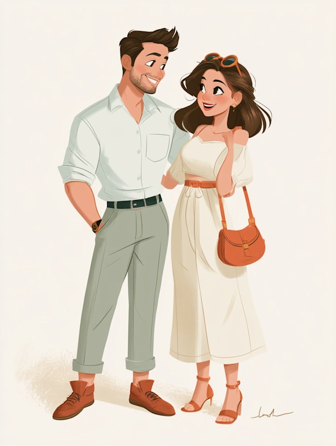 draw disney cartoon illustration