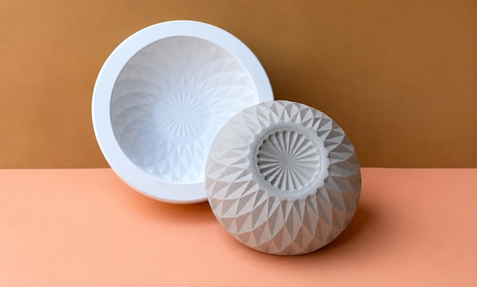 design ceramic bowl and plate slip casting molds for production