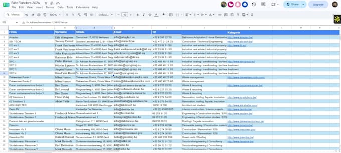 do data entry VA, email collection, web research and admin support task