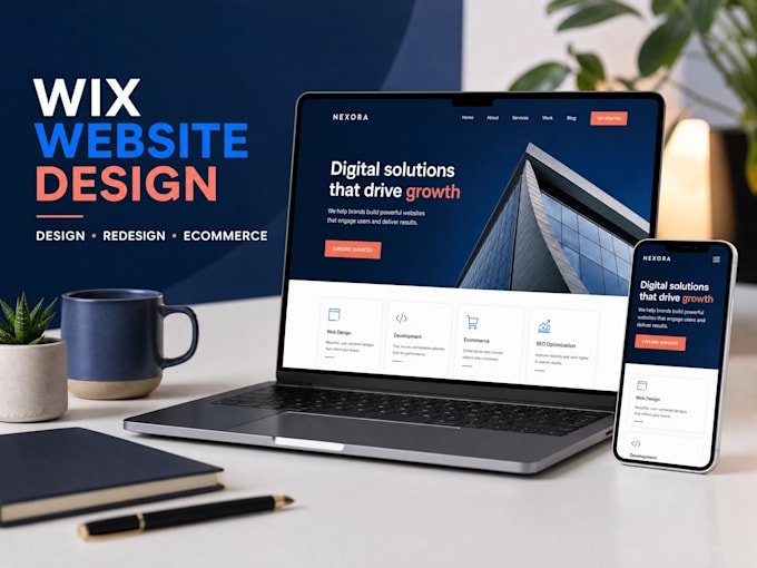 create, rebuild responsive wix studio website velo customization wix bug fix