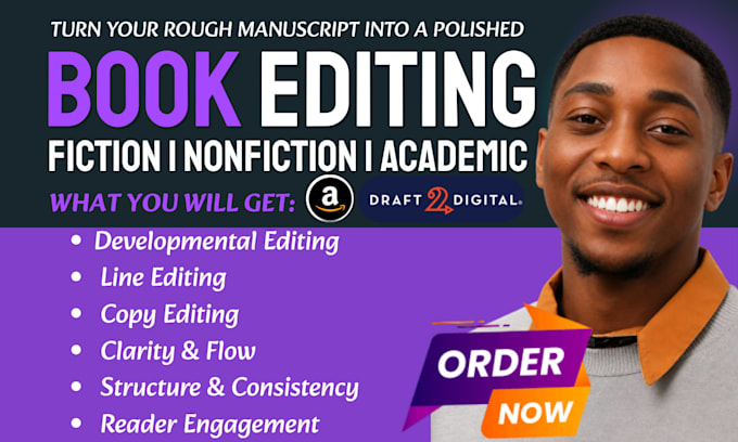 professionally edit your workbook for fiction, nonfiction and academic book