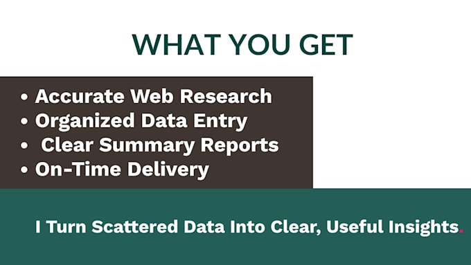 do research analysis and data analysis