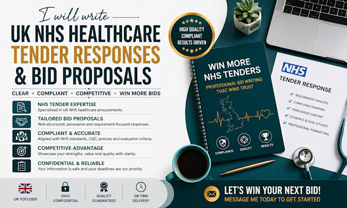 write UK nhs healthcare tender responses and bid proposals