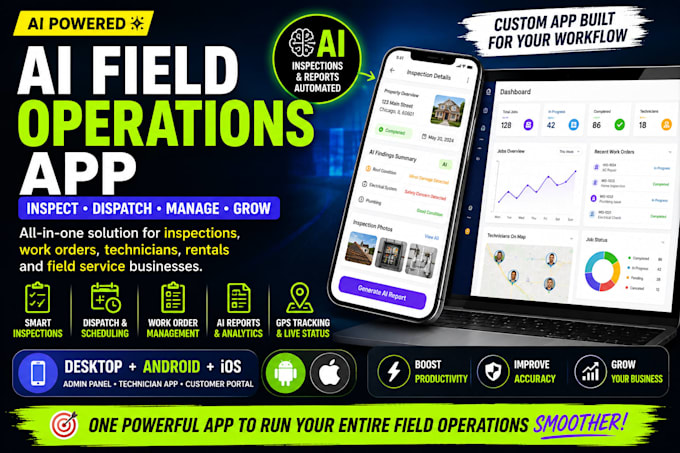 build ai inspection app photo analysis checklists automated report dispatch app