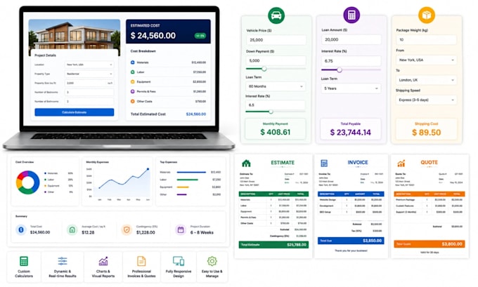 do custom cost calculator online web calculator custom calculator for website