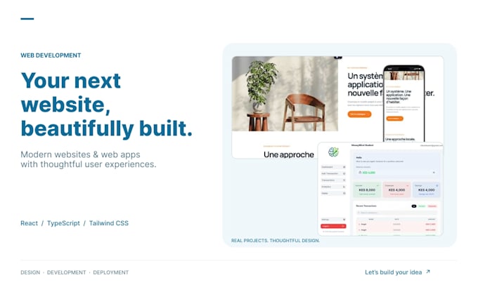 create custom website from scratch for you