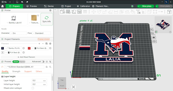 create 3d stl, 3mf, and step files from 2d drawings for 3d printing