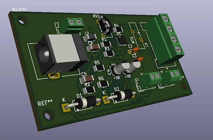 design pcb, pcb schematic, pcb circuit, fabrication gerber and bom