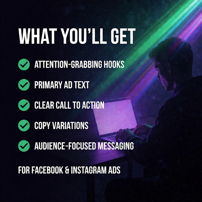 write facebook and instagram ad copy for your business