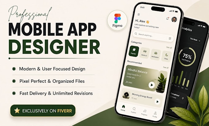 your figma mobile app prototype expert for startups and online brands