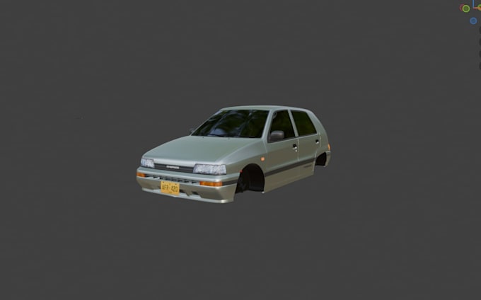 design game ready 3d vehicle models in blender