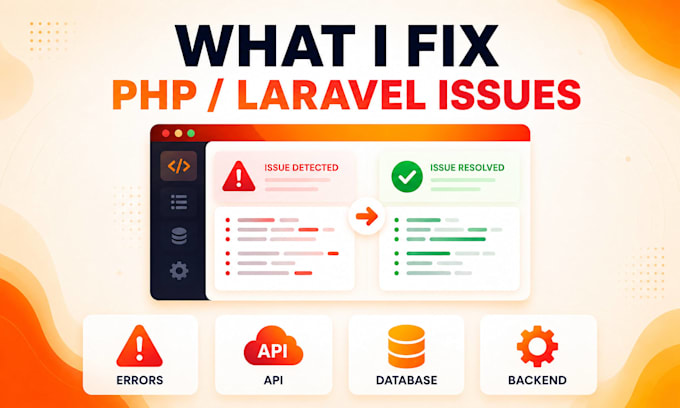 fix bugs in your PHP or laravel website