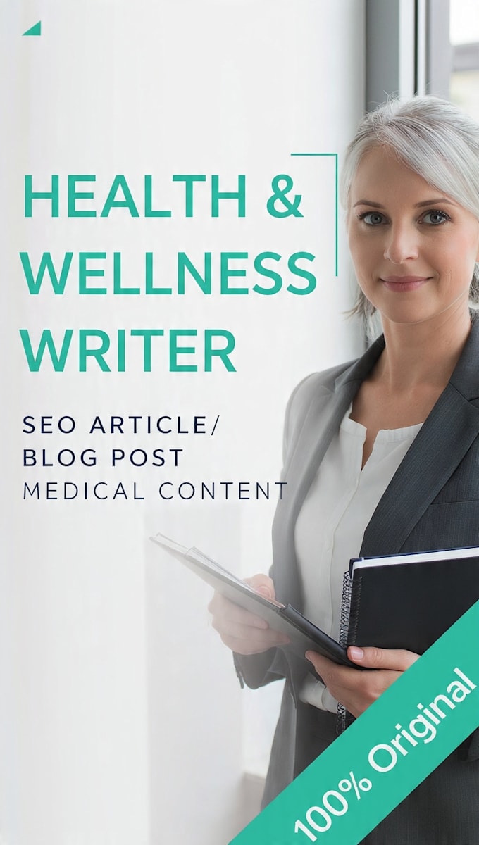 write accurate health and wellness blog posts and articles