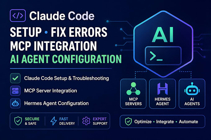claude code setup fix error mcp integration ai agent configuration hermes agent