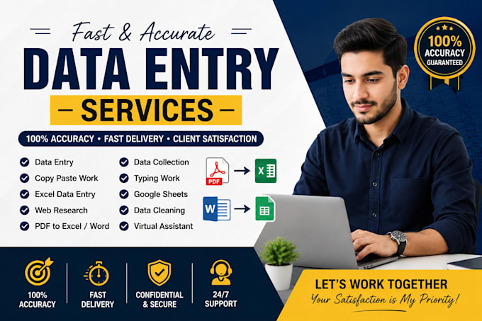 providies data entry services