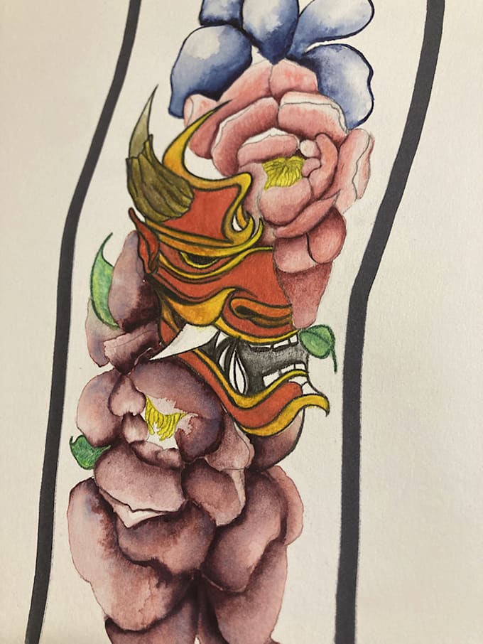 create a traditional or neo traditional tattoo design
