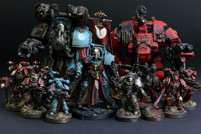 make your custom warhammer 40k and fantasy miniature