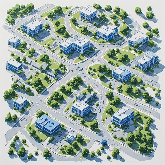 create a professional custom property guide map