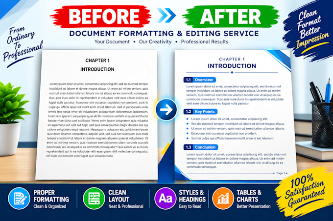 format, edit and professionally design your ms word document