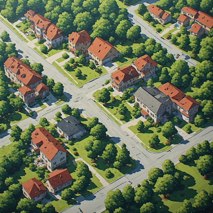 design a clean and detailed property location map