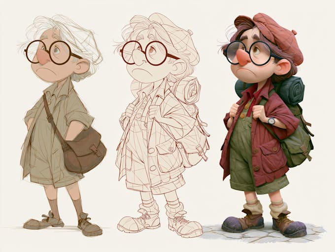 draw cartoon illustration art