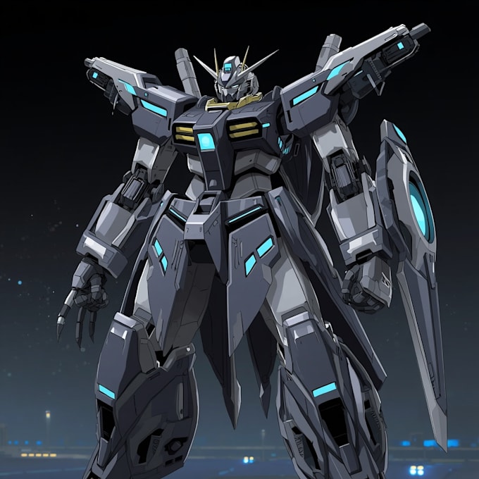 create custom mecha robot art